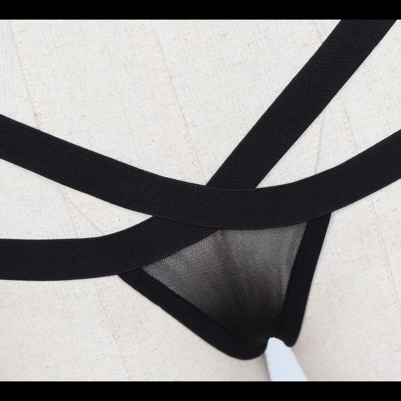 Sexy bondage strappy mesh panties O/S NWT. Small - Picture 4 of 5